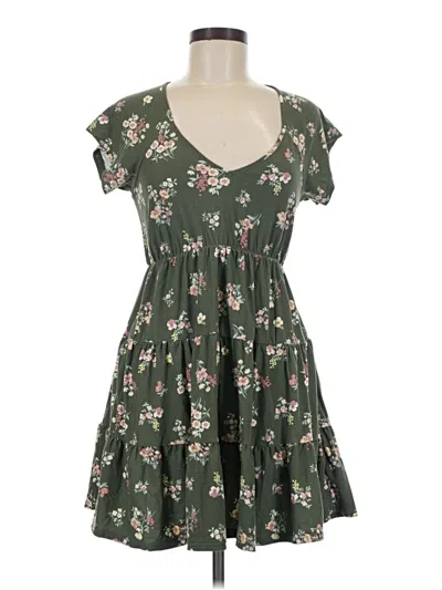 Pre-owned No Boundaries Casual Dress In Green