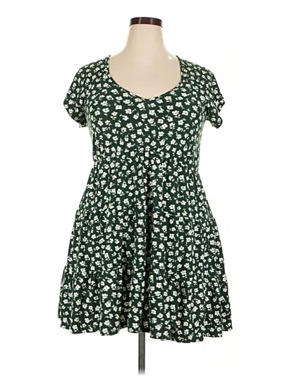 Pre-owned No Boundaries Casual Dress In Green