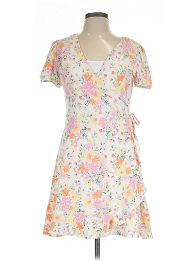 Pre-owned No Boundaries Casual Dress In Ivory
