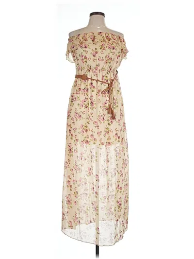 Pre-owned No Boundaries Casual Dress In Ivory
