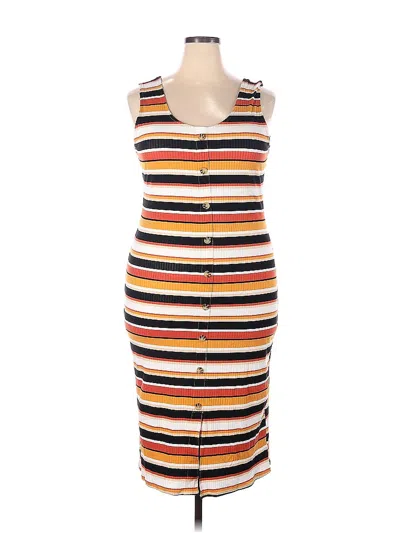 Pre-owned No Boundaries Casual Dress In Orange