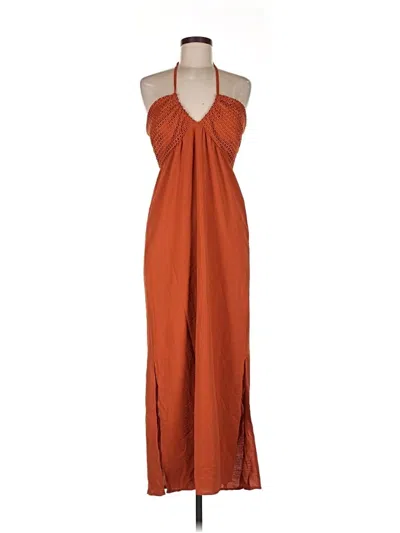 Pre-owned No Boundaries Casual Dress In Orange