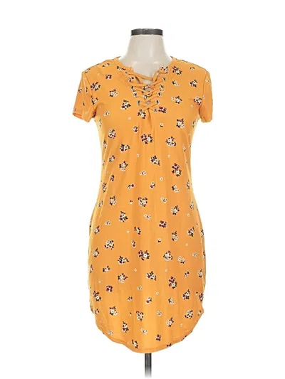 Pre-owned No Boundaries Casual Dress In Orange