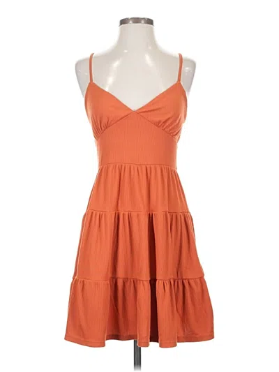Pre-owned No Boundaries Casual Dress In Orange