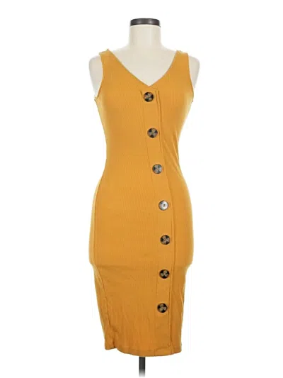 Pre-owned No Boundaries Casual Dress In Orange