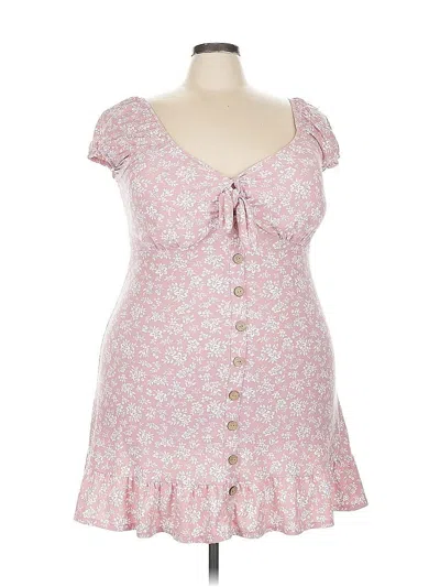 Pre-owned No Boundaries Casual Dress In Pink