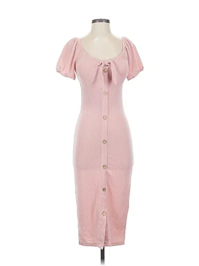 Pre-owned No Boundaries Casual Dress In Pink