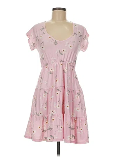 Pre-owned No Boundaries Casual Dress In Pink