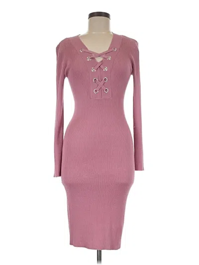 Pre-owned No Boundaries Casual Dress In Pink