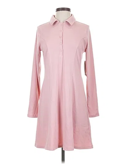 No Boundaries Casual Dress In Pink