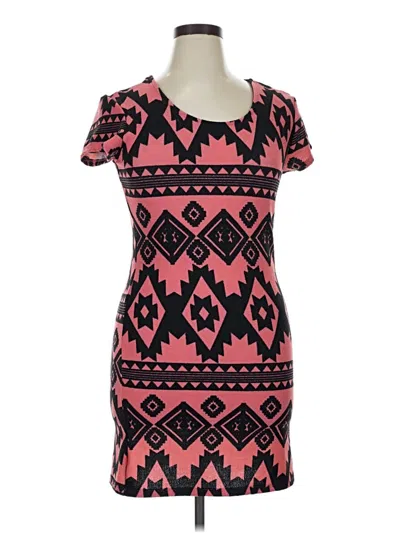 Pre-owned No Boundaries Casual Dress In Pink