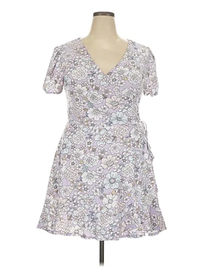Pre-owned No Boundaries Casual Dress In Purple