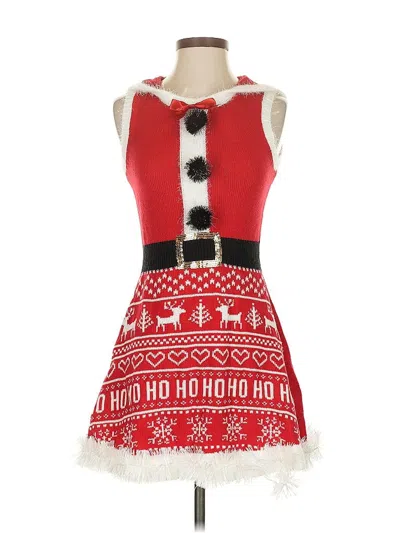 Pre-owned No Boundaries Casual Dress In Red