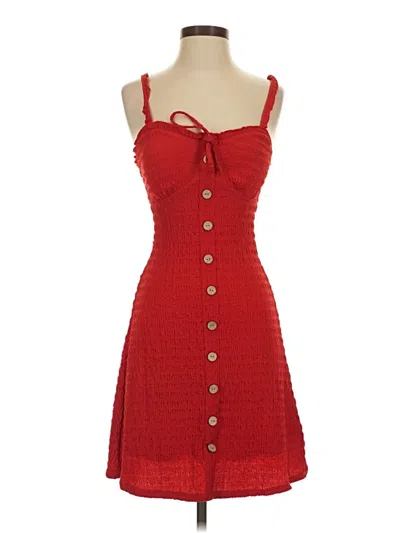 Pre-owned No Boundaries Casual Dress In Red