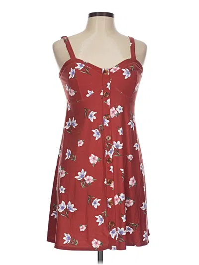 Pre-owned No Boundaries Casual Dress In Red