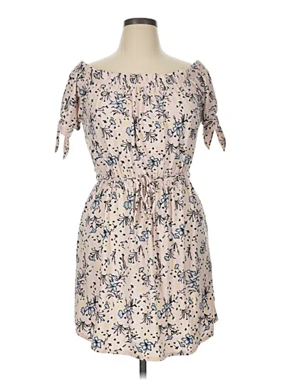 Pre-owned No Boundaries Casual Dress In Tan