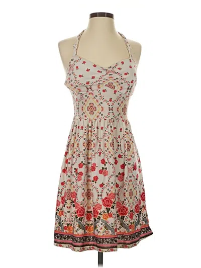 Pre-owned No Boundaries Casual Dress In Tan