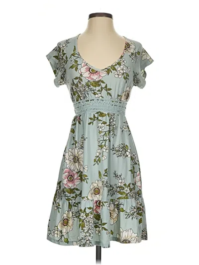 Pre-owned No Boundaries Casual Dress In Teal