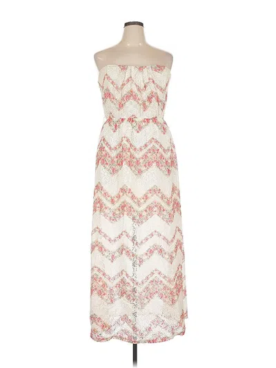 Pre-owned No Boundaries Casual Dress In White