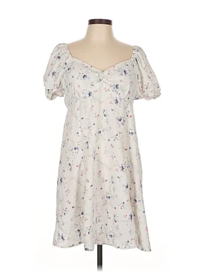 Pre-owned No Boundaries Casual Dress In White