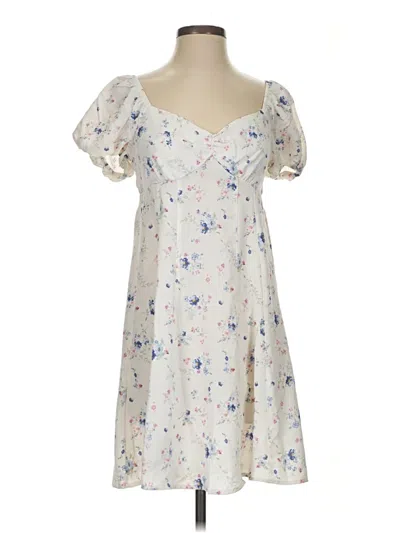 Pre-owned No Boundaries Casual Dress In White