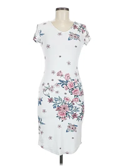 Pre-owned No Boundaries Casual Dress In White