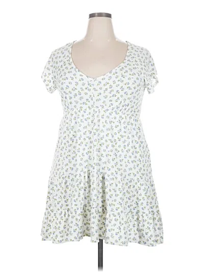 Pre-owned No Boundaries Casual Dress In White