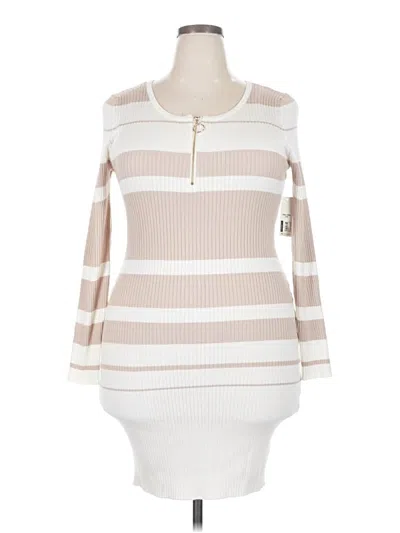 Pre-owned No Boundaries Casual Dress In White