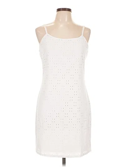 Pre-owned No Boundaries Casual Dress In White
