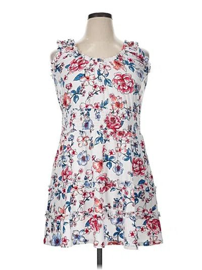 Pre-owned No Boundaries Casual Dress In White