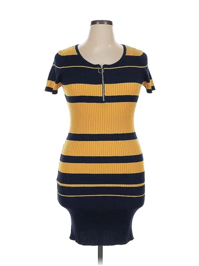 Pre-owned No Boundaries Casual Dress In Yellow