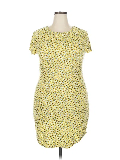 Pre-owned No Boundaries Casual Dress In Yellow