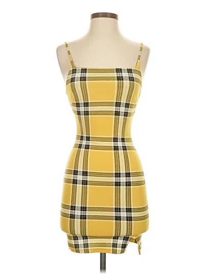 Pre-owned No Boundaries Casual Dress In Yellow