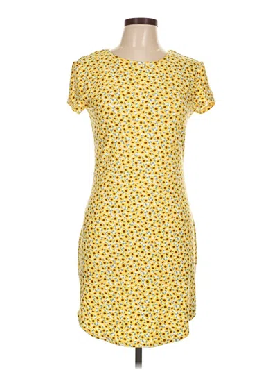 Pre-owned No Boundaries Casual Dress In Yellow