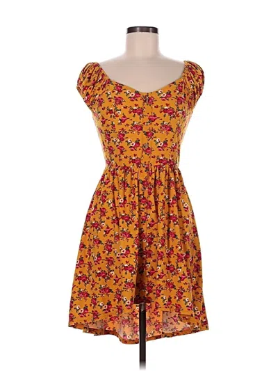 Pre-owned No Boundaries Casual Dress In Yellow