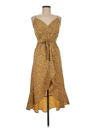 Pre-owned No Boundaries Casual Dress In Yellow