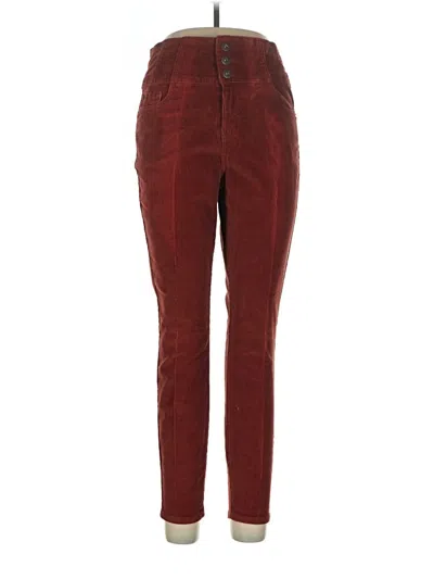 Pre-owned No Boundaries Casual Pants In Burgundy