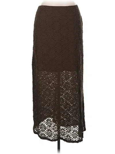 Pre-owned No Boundaries Casual Skirt In Brown