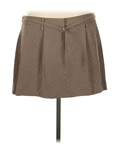 No Boundaries Casual Skirt In Brown