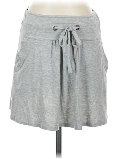 Pre-owned No Boundaries Casual Skirt In Gray