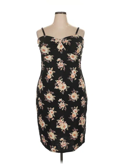 Pre-owned No Boundaries Cocktail Dress In Black