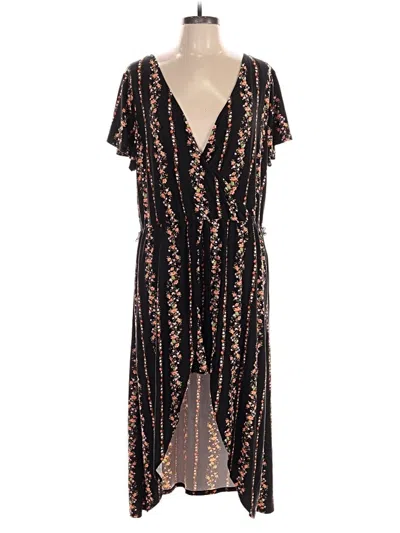 Pre-owned No Boundaries Cocktail Dress In Black