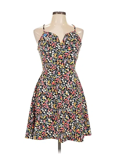 Pre-owned No Boundaries Cocktail Dress In Black