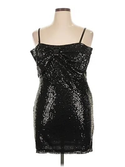 Pre-owned No Boundaries Cocktail Dress In Black