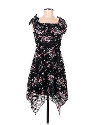 Pre-owned No Boundaries Cocktail Dress In Black