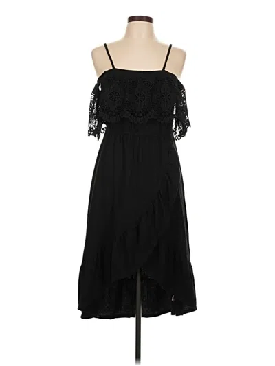 Pre-owned No Boundaries Cocktail Dress In Black
