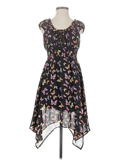 Pre-owned No Boundaries Cocktail Dress In Black
