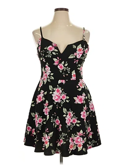 Pre-owned No Boundaries Cocktail Dress In Black