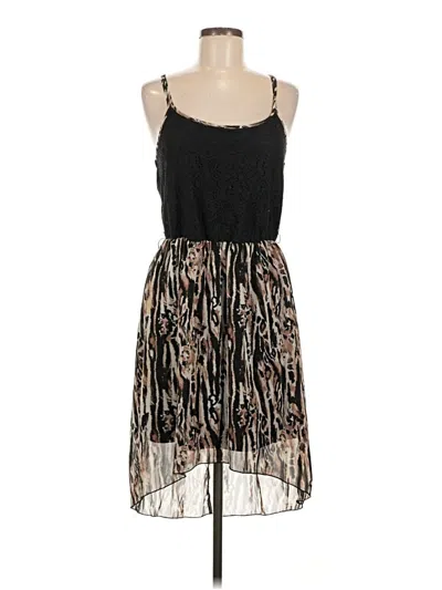Pre-owned No Boundaries Cocktail Dress In Black