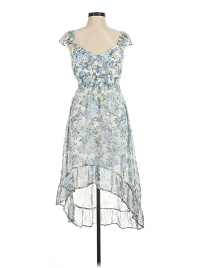 Pre-owned No Boundaries Cocktail Dress In Blue